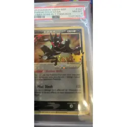Pokemon Greninja Gold Star #144 2021 celebrations ETB promo - PSA 8 - SWIRL! - Image 2