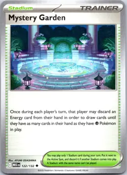 122/132 - Mystery Garden - Mega Evolution - Pokemon - NM/M - MEG - Image 1