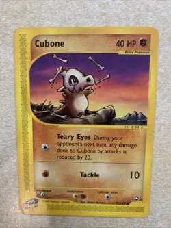 Cubone Common Normal Aquapolis 072/147 LP Pokemon TCG - Image 1