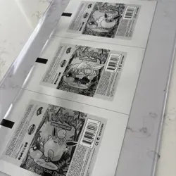Pokemon Jungle Booster Pack Uncut Foil Error Australia Mild Crease - Image 4