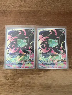 2025 Pokemon Mega Evolution Bulbasaur Stamped Lot (2) 133/132 Meg En Promo - Image 1