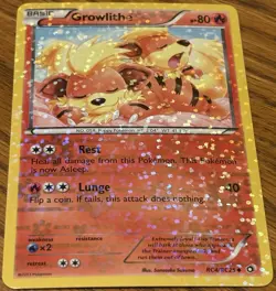 2013 Pokemon Legendary Treasures: Radiant Collection Growlithe RC4/RC25 NM/VLP - Image 1