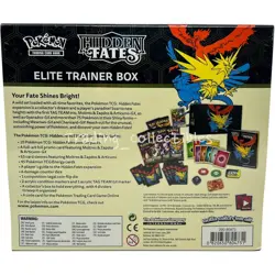 Hidden Fates Sun and Moon Elite Trainer Box ETB Pokemon with Case - Image 3