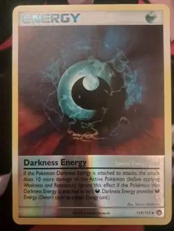 Pokemon TCG Darkness Energy Mysterious Treasures 119/123 Reverse Holo Uncommon - Image 1