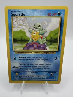 Squirtle 63/102 - Base Set - Vintage 1999-2000 - Pokemon TCG - Image 1