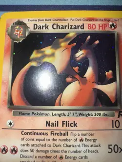 2000 POKEMON TEAM ROCKET 4/82 DARK CHARIZARD HOLO LP CLEAN WOTC UNLIMITED - Image 2