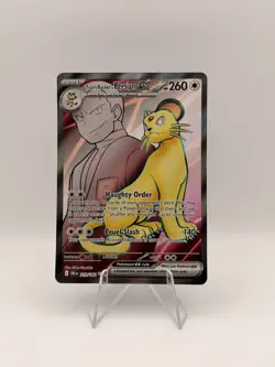 Team Rocket’s Persian ex 219/182 - Full Art - Pokemon TCG Destined Rivals NM - Image 1