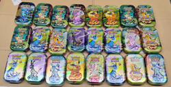 Pokemon 24 EMPTY Prismatic Evolution Eevee Eeveelutions TCG Mini Tin Bundle Lot - Image 3
