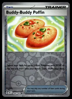 BUDDY-BUDDY POFFIN 144/162 UNCOMMON TEMPORAL FORCES POKEMON - Image 1