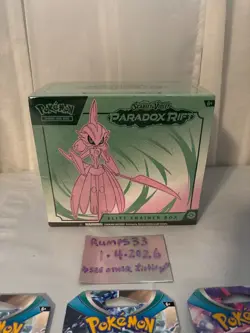 Pokemon TCG Scarlet & Violet Paradox Rift Iron ETB + Sealed Lot - Image 2