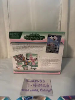 Pokemon TCG Scarlet & Violet Paradox Rift Iron ETB + Sealed Lot - Image 4