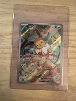 Pokemon TCG Eevee EX Prismatic Evolutions 173 Black Star Promo NM - Image 1
