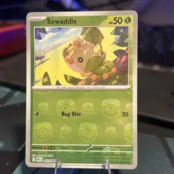 Sewaddle (Master Ball Pattern) - 001/086 - NM-Mint- Holo Pokemon White Flare - Image 1