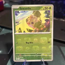 Sewaddle (Master Ball Pattern) - 001/086 - NM-Mint- Holo Pokemon White Flare - Image 2