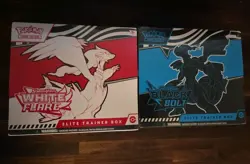 2 Pokemon TCG SV10.5 Black Bolt & White Flare Elite Trainer Box Bundle Sealed - Image 1