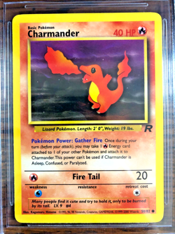 Charmander Common #50 - BGS MINT 9 - 2000 Team Rocket Unlimited - Pokemon TCG - Image 2