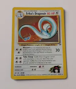 Pokemon TCG Erika's Dragonair Gym Heroes 4/132 Holo Unlimited Rare - Image 1