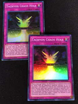 Yugioh Tachyon Chaos Hole MP15-EN040 1st Super x2 (NM) - Image 1