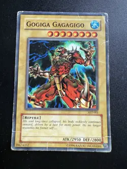 YUGIOH GOGIGA GAGAGIGO AST-001 COMMON UNLIMITED Damage - Image 1