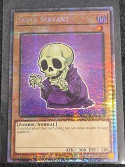 Yu-Gi-Oh! Skull Servant 1st Edition Starlight Rare BLMM-EN002 - NM - Image 1