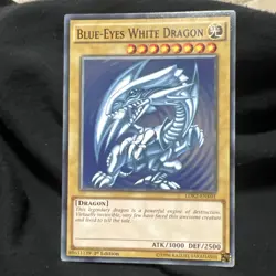 ** BLUE-EYES WHITE DRAGON ** 1ST EDITION MINT (ORIGINAL ART) LDK2-ENK01 YUGIOH! - Image 1