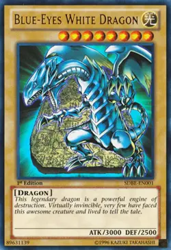 Blue-Eyes White Dragon - SDBE-EN001 - Ultra Rare - Unlimited Edition Near Mint Y - Image 1