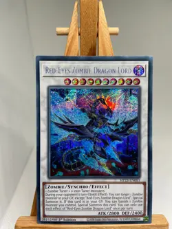 Red-Eyes Zombie Dragon Lord - Prismatic Secret Rare 1st Ed. MP23-EN083 NM YuGiOh - Image 1