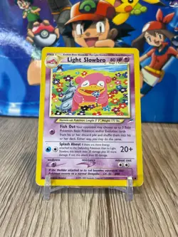 Pokemon Card - Light Slowbro Neo Destiny 51/105 Non-Holo + Mystery Card! LP! - Image 1