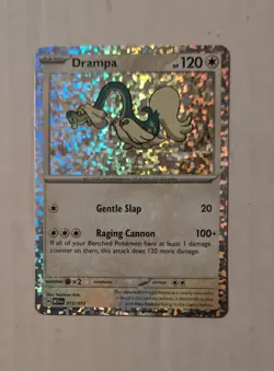 Drampa Holo McDonald's 2025 Happy Meal Dragon Discovery Pokemon TCG Card 015/015 - Image 1