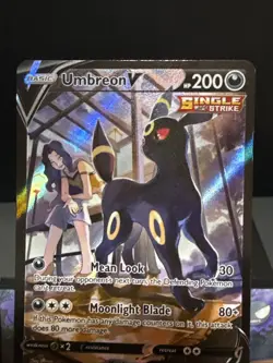 Pokemon Card Umbreon V Tg22/Tg30 Brilliant Stars Trainer Gallery Holo NM - Image 2