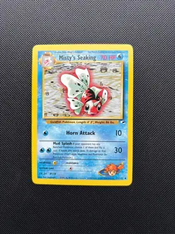 Pokemon Card Gym Heroes Misty's Seaking 55/132 WOTC NM! - Image 1