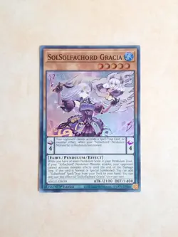 SolSolfachord Gracia ANGU-EN018 1st Edition Ancient Guardians (SR) Yugioh Card. - Image 2