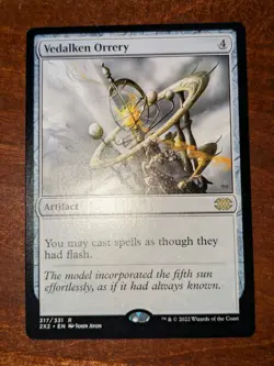 MTG: Vedalken Orrery RARE #317, NM Double Masters 2022 Chase Artifact Card!! - Image 1