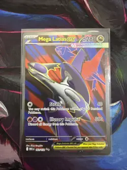 Pokemon TCG Mega Latias EX Full Art Ultra Rare Card 163/132 - Image 1