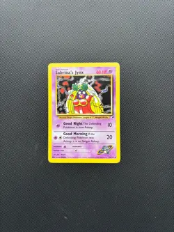 Pokemon Card Gym Heroes Sabrina's Jynx 59/132 WOTC NM! - Image 2