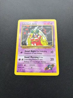 Pokemon Card Gym Heroes Sabrina's Jynx 59/132 WOTC NM! - Image 3