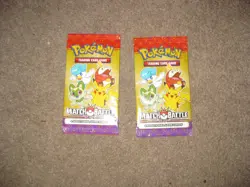 2 Pokemon Match Battle McDonalds 2023 Promo Sealed Booster Card Packs - Image 1