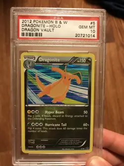 Dragonite #5 Vintage Dragon Vault 2012 Graded PSA 10 GEM Rare Holo Pokemon Card - Image 1