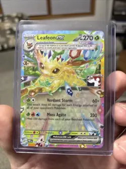 Pokemon TCG Leafeon EX Double Rare Holo Card Sv: Prize Pack 006/131 - Image 1