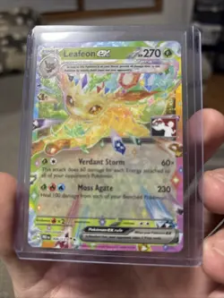 Pokemon TCG Leafeon EX Double Rare Holo Card Sv: Prize Pack 006/131 - Image 2
