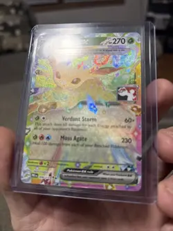 Pokemon TCG Leafeon EX Double Rare Holo Card Sv: Prize Pack 006/131 - Image 3