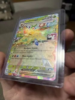 Pokemon TCG Leafeon EX Double Rare Holo Card Sv: Prize Pack 006/131 - Image 4