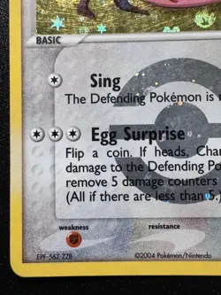 Chansey 19/112 EX FireRed & LeafGreen Pokemon Card Reverse Holo Foil Rare MP - Image 5