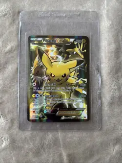 Pikachu EX XY124 Black Star Promo 2016 Holo Pokemon Card TCG - Image 1
