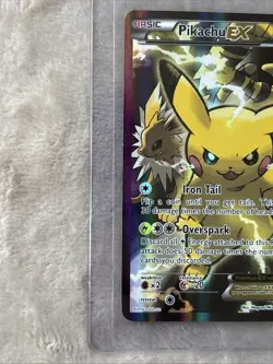 Pikachu EX XY124 Black Star Promo 2016 Holo Pokemon Card TCG - Image 5
