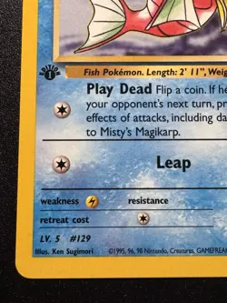 1st Edition Misty's Magikarp 88/132 Gym Challenge Pokemon Card Rare LP - Image 5