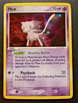 Mew 4/17 POP Series 4 Promo Pokemon Card Holo Foil Rare LP+ - Image 1