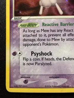 Mew 4/17 POP Series 4 Promo Pokemon Card Holo Foil Rare LP+ - Image 5