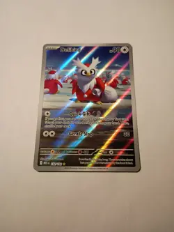Delibird 152/132 - Mega Evolution Illustration Rare - NM Pokemon Card - Image 1