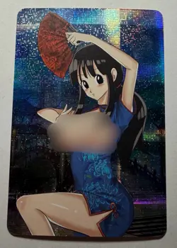 SEXY HEROINE WAIFU Chi-Chi DRAGON BALL Z ACG PRISMATIC HOLOFOIL CARD NM - Image 1